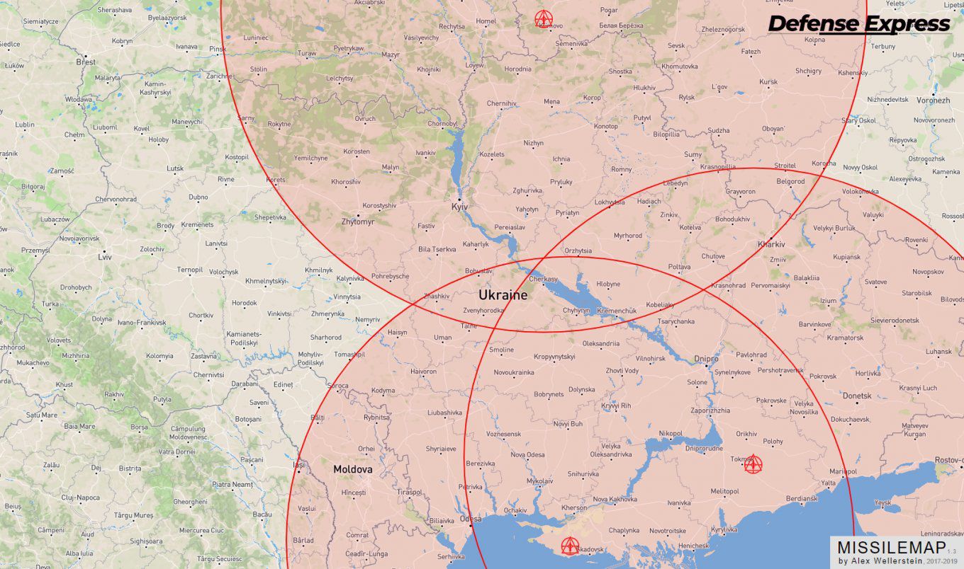 Phạm vi tấn công lên tới 400km giúp Nga đưa thêm nhiều mục tiêu ở Ukraine vào tầm ngắm.