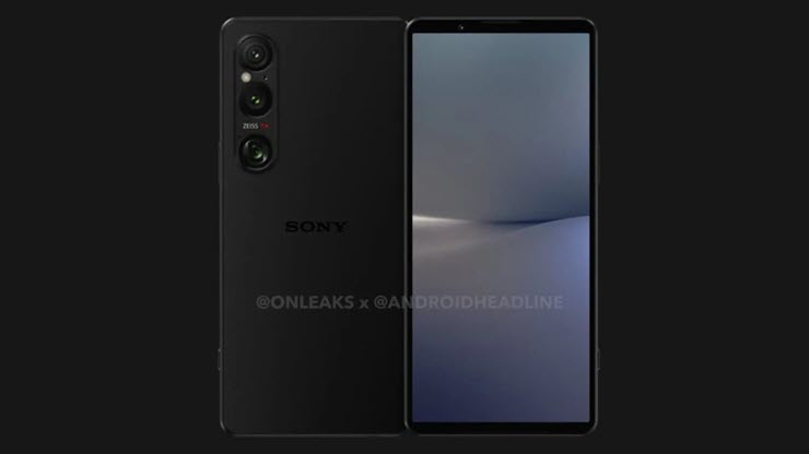 Hình ảnh render bị rò rỉ của Sony Xperia 1 VI.