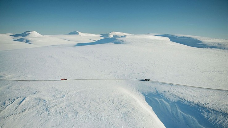 Mỏ vàng Kupol được phát hiện vào khoảng những năm 1940, nằm sâu trong lớp băng.