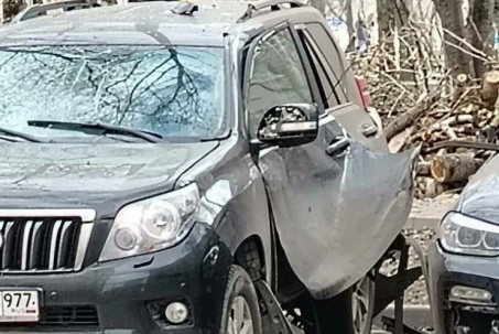 Khoảnh khắc cựu sĩ quan an ninh Ukraine vừa nổ máy thì chiếc xe phát nổ ở Moscow
