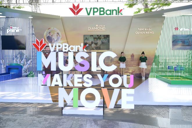 Gian hàng của VPBank tại khu vực Expo