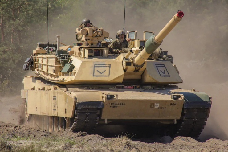 Xe tăng M1A2 Abrams SEPv3 của Mỹ. Ảnh: ASIA TIMES