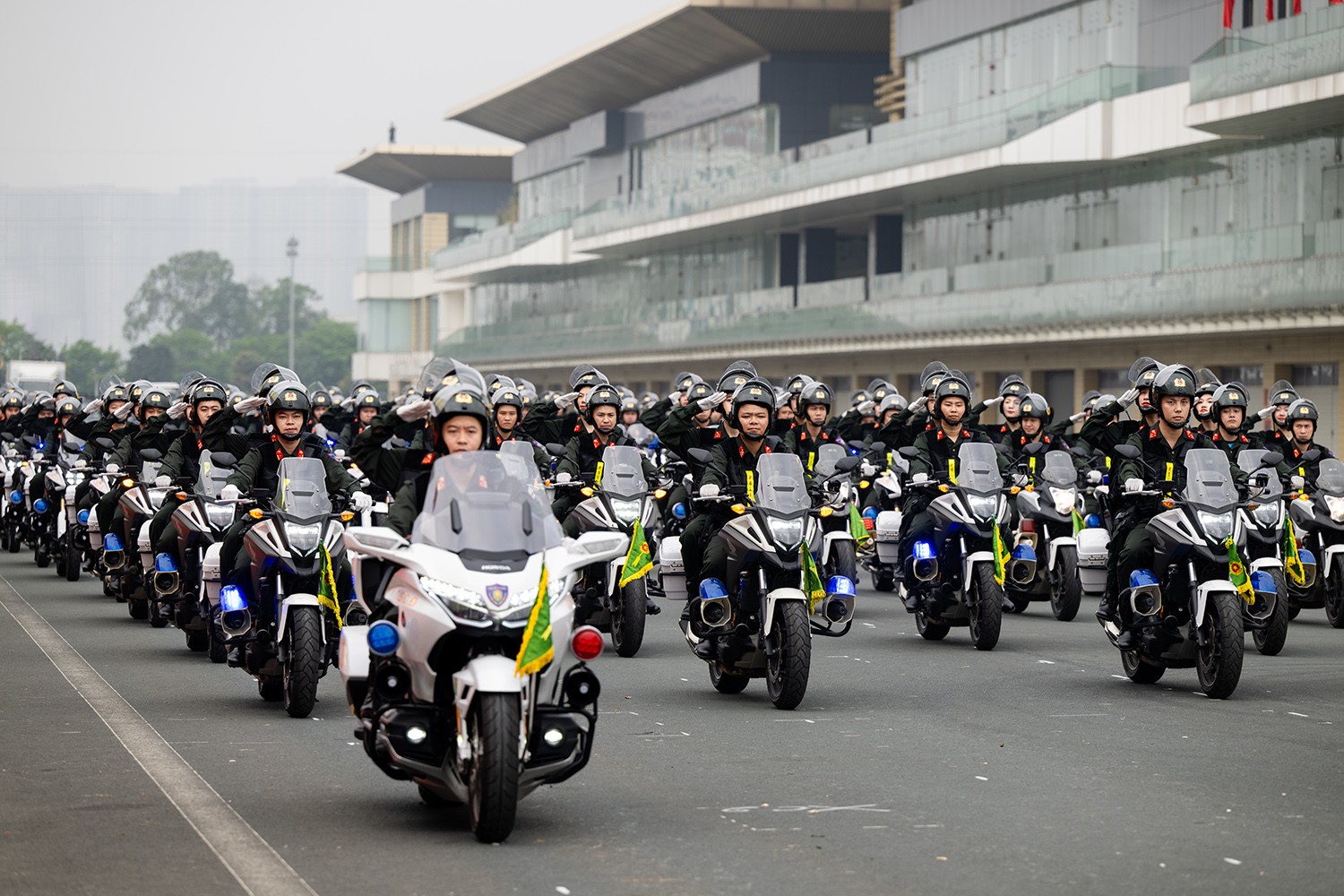 Xe môtô tuần tra đặc chủng của lực lượng Cảnh sát Cơ động