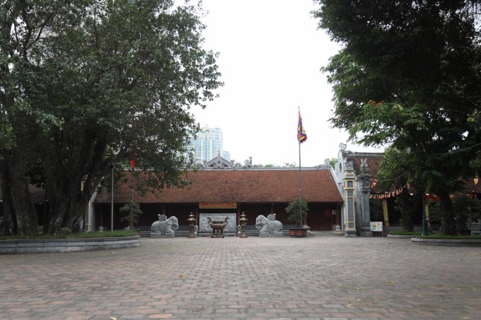 Đền thờ Hai Bà Trưng ở phường Đồng Nhân. Ảnh: Việt An