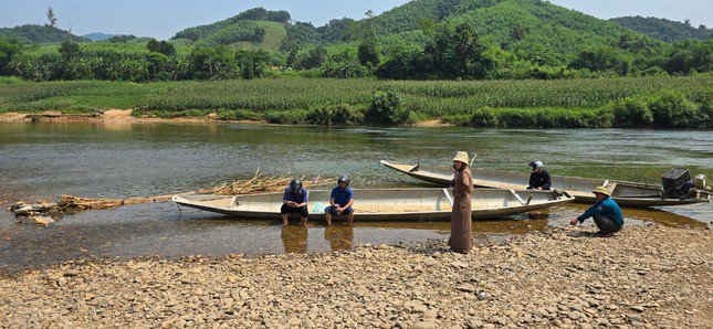 Đoạn sông 2 cháu nhỏ bị đuối nước thương tâm