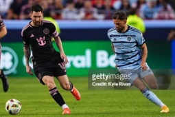 Video bóng đá Sporting KC - Inter Miami: Hấp dẫn 5 bàn, Messi có siêu phẩm & kiến tạo (MLS)