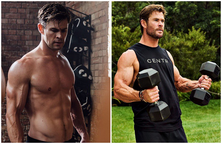 Chris Hemsworth là một trong những người đàn ông quyến rũ nhất thế giới với body vạm vỡ.
