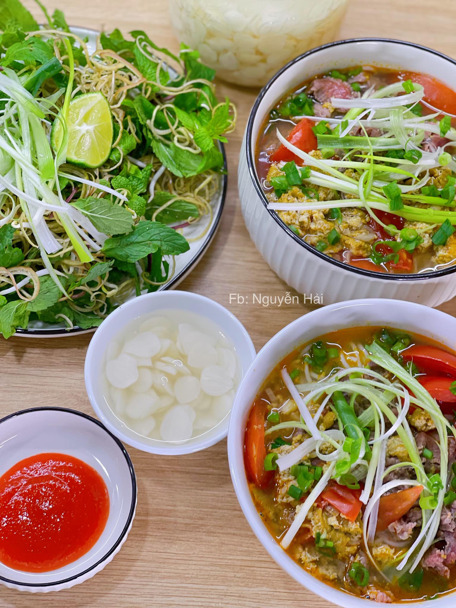 Bún riêu cua thịt bò