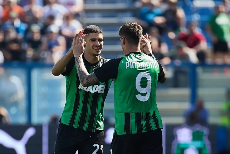 Niềm vui sớm của các cầu thủ&nbsp;Sassuolo