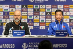 Họp báo U23 Việt Nam U23 - U23 Kuwait: HLV Hoàng Anh Tuấn thận trọng, đối thủ tự tin