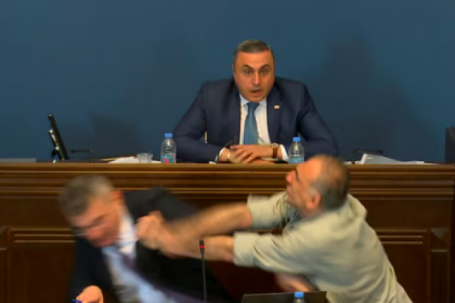 Các nghị sĩ Georgia ẩu đả giữa cuộc họp quốc hội