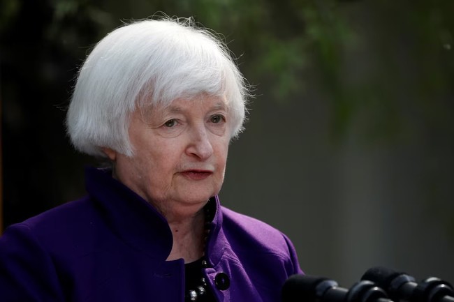 Bộ trưởng Tài chính Mỹ Janet Yellen. Ảnh: Reuters