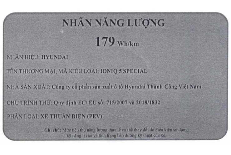 Hyundai ioniq 5 phiên bản đặc biệt đăng ký bản quyền tại Việt Nam - 2