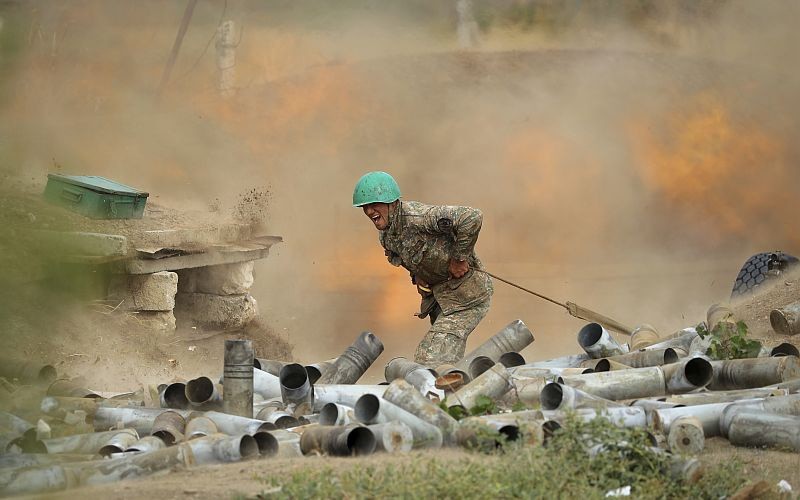 Xung đột ở Nagorno-Karabakh kết thúc khi quân đội Azerbaijan đánh bại phe ly khai (ảnh: CNN)