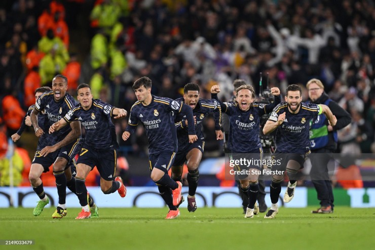 Real defeated Man City after a decisive penalty shootout