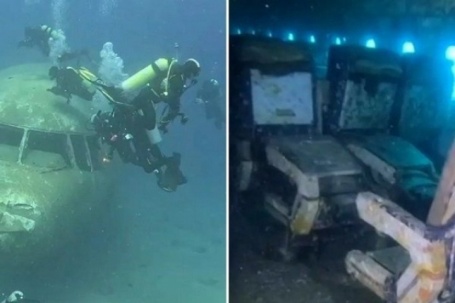 Bên trong chiếc máy bay chìm sâu dưới đáy biển bị nhầm là MH370