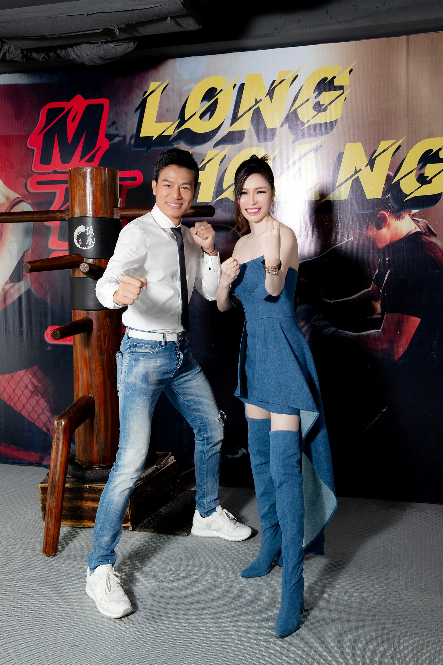 Hoa hậu Bùi Thi Hà cùng "Chú bảo vệ" tập đoàn Long Hoàng ra mắt Võ đường - 7