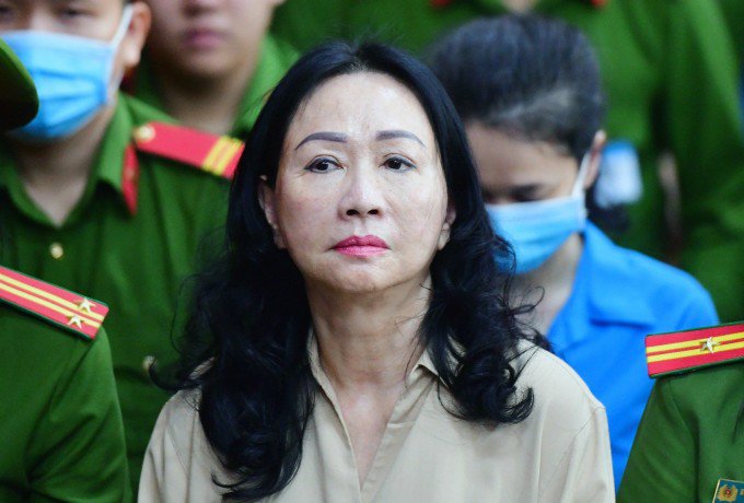 Bà Trương Mỹ Lan tại phiên tòa. Ảnh: VnExpress