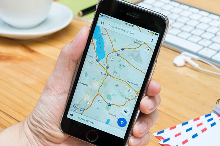 Chỉ các điện thoại hỗ trợ liên lạc vệ tinh mới có thể làm việc với Google Maps "vệ tinh".
