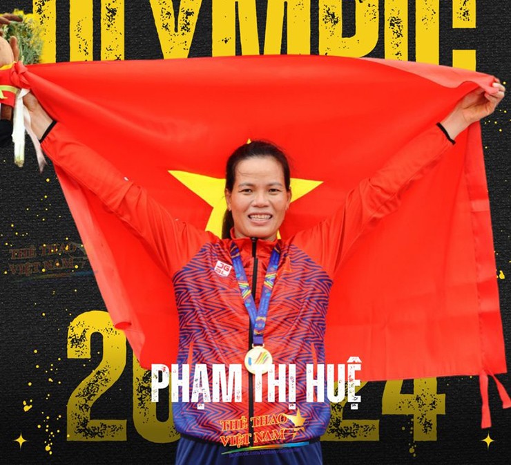 Phạm Thị Huệ giành suất Olympic thứ 9 cho thể thao nước nhà. Ảnh Thể Thao Việt Nam