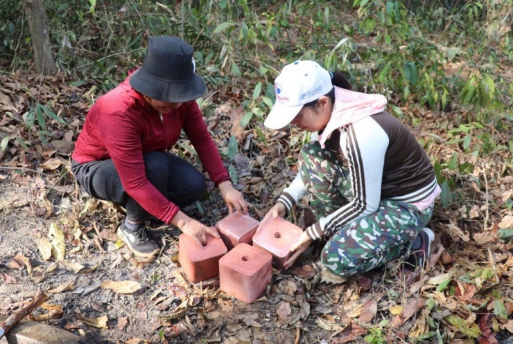 Cung cấp muối khoáng, dạng bánh khoáng đá liếm nhằm bổ sung lượng khoáng chất thiết yếu cho các loài thú.