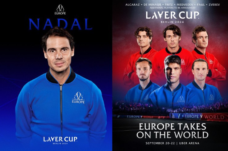 Nadal sát cánh cùng Alcaraz, Medvedev ở Laver Cup 2024