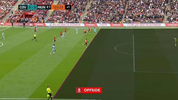 VAR đã cứu rỗi MU trong trận bán kết FA Cup với Coventry City