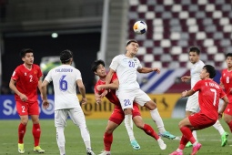 Video bóng đá U23 Việt Nam - U23 Uzbekistan: Hàng thủ thảm họa, hẹn đấu U23 Iraq (U23 châu Á)
