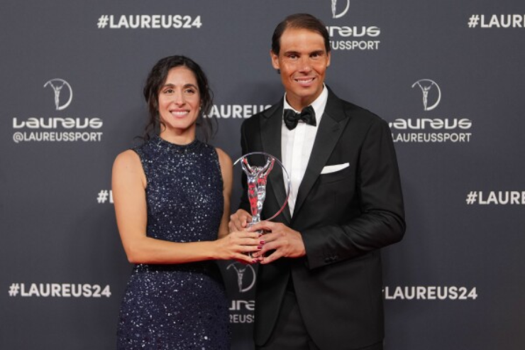 Nadal và vợ nhận "Giải thưởng Thể thao vì điều tốt đẹp"