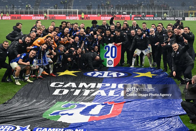 Trong lịch sử Serie A, chưa có đội nào vô địch sớm 5 vòng đấu như Inter Milan. Trước đây, "Nerazzurri" lập được chiến tích này vào mùa giải 2006/07. 