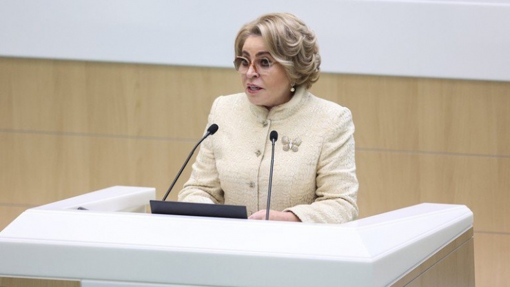 Chủ tịch Thượng viện Nga - bà Valentina Matvienko. Ảnh: SPUTNIK