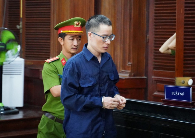 Bị hại Nguyễn Văn Chung - hiện cũng đang là bị can trong một vụ án khác. Ảnh: THUẬN VĂN