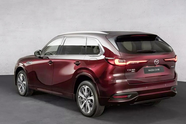 Mazda CX-8 lộ diện tại châu Âu có tùy chọn động cơ dầu và động cơ lai - 2