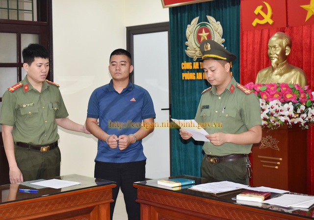 Vũ Minh Tiến bị Cơ quan An ninh điều tra Công an tỉnh Ninh Bình khởi tố, bắt tạm giam về tội 