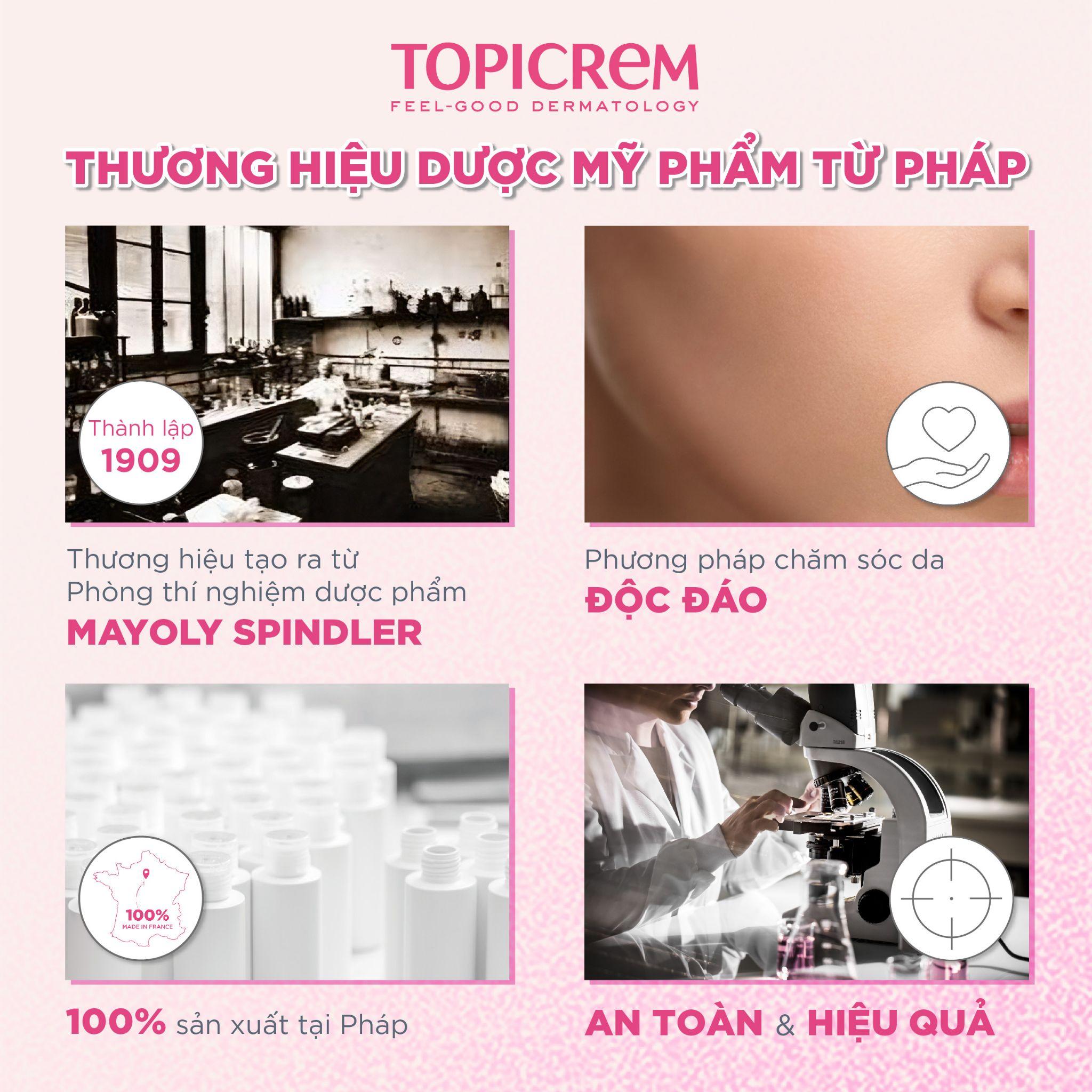 TOPICREM – Thương hiệu cung cấp giải pháp cho da nhạy cảm, bất kể tuổi tác, màu da hay lối sống