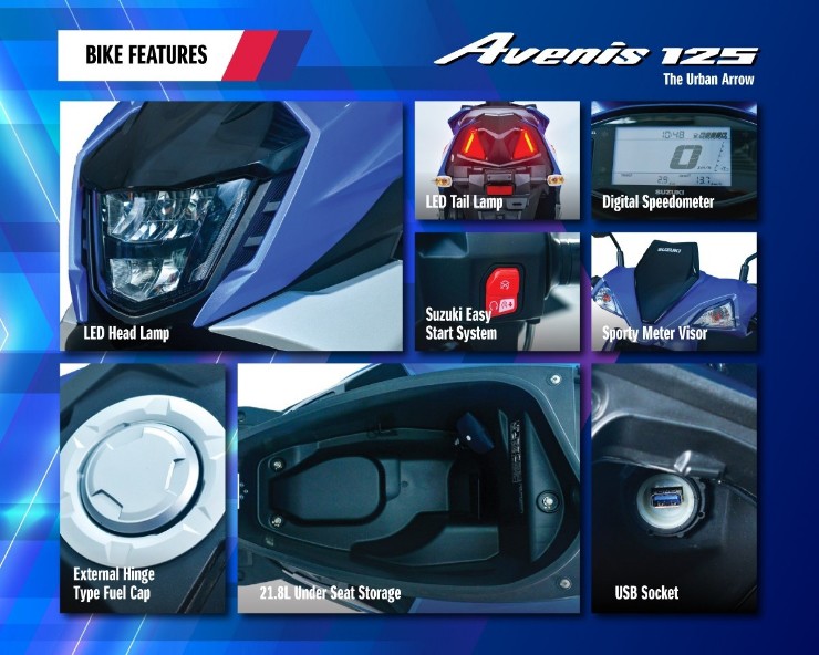 Xe ga Suzuki Avenis 125 - lựa chọn mẻ có thể thay thế Vision - 2