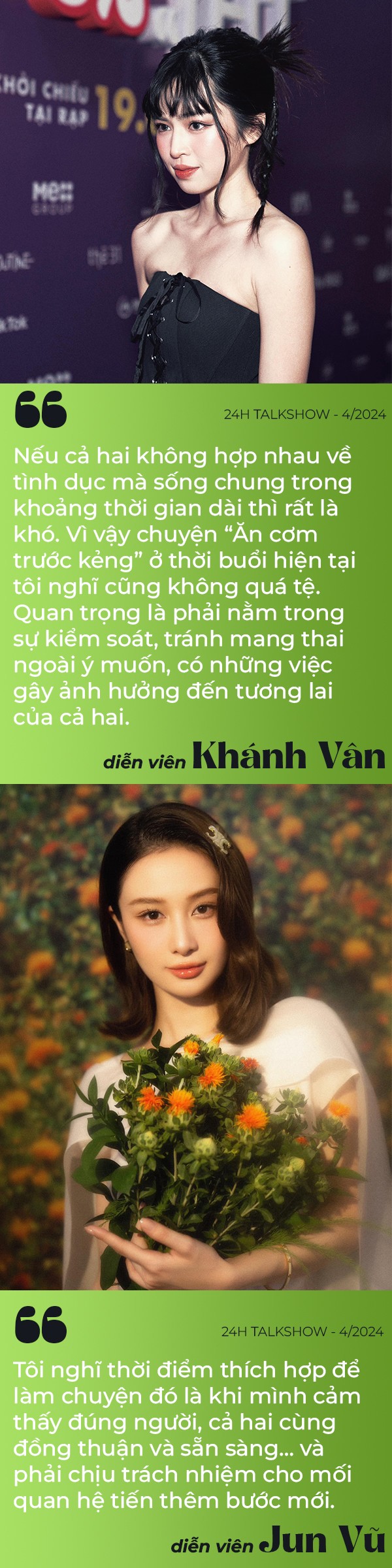 Jun Vũ, Khánh Vân nói về quan điểm “Ăn cơm trước kẻng” - 7