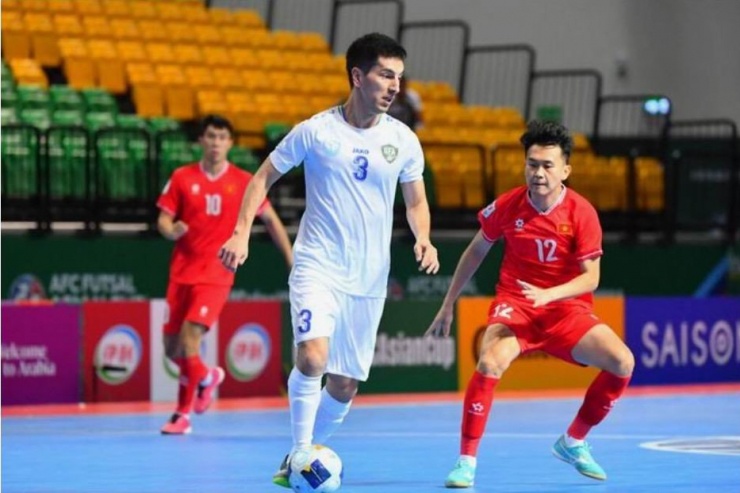 VN thể hiện một trận đấu rất tốt trước Uzbekistan dù thua 1-2. Ảnh: AFC