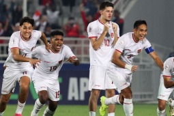 Loạt luân lưu đau tim đưa U23 Indonesia vào bán kết châu Á: Vỡ òa sau 24 cú sút