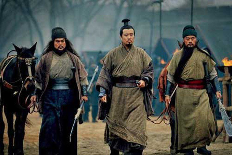 3 huynh đệ kết nghĩa Lưu Bị, Quan Vũ, Trương Phi (ảnh từ phim truyền hình Trung Quốc)