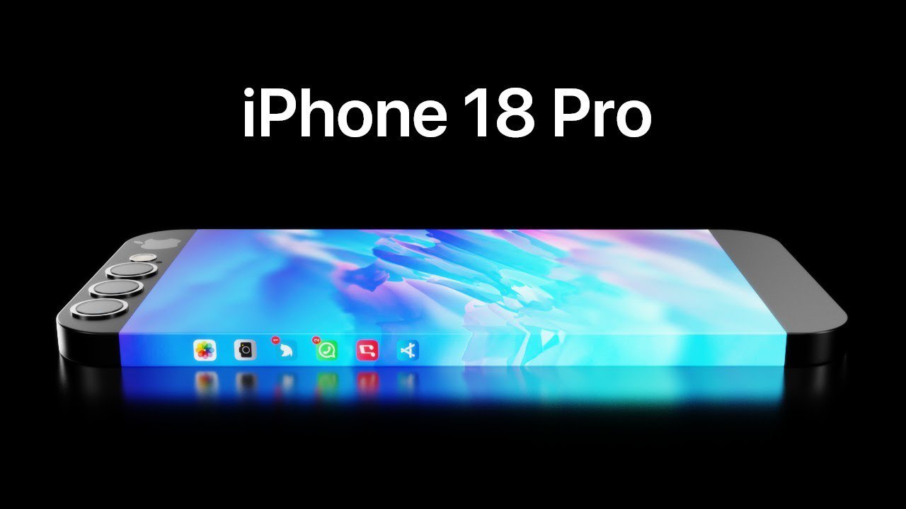 Ảnh concept iPhone 18 Pro.
