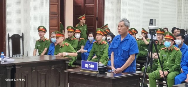 Bị cáo Trương Xuân Đước tại phiên tòa sơ thẩm