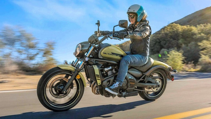 The motorcycle has a high-strength steel diamond frame. Photo: Kawasaki.
