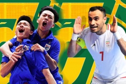 Trực tiếp bóng đá Thái Lan - Iran: HLV của Thái Lan kêu gọi sức mạnh từ cổ động viên (Chung kết Futsal châu Á)