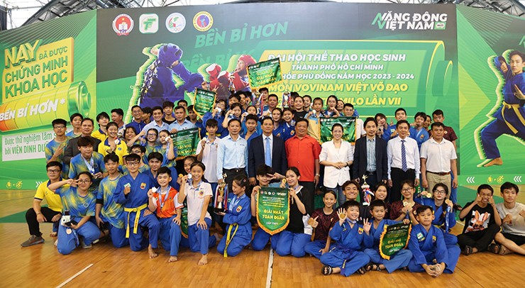 Kết thúc giải Vovinam Hội khỏe Phù Đổng TP.HCM năm học 2023-2024