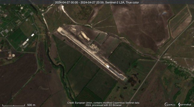 Một căn cứ không quân bí mật được Nga xây dựng ở Belgorod.