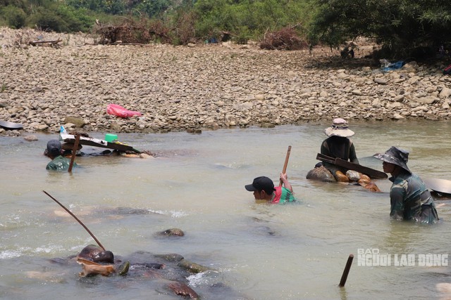 Clip: Người dân Quảng Nam đổ xô xuống sông đãi cát tìm vàng - 6