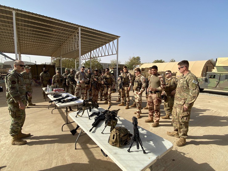 Quân nhân Mỹ làm nhiệm vụ chống khủng bố ở Niger.