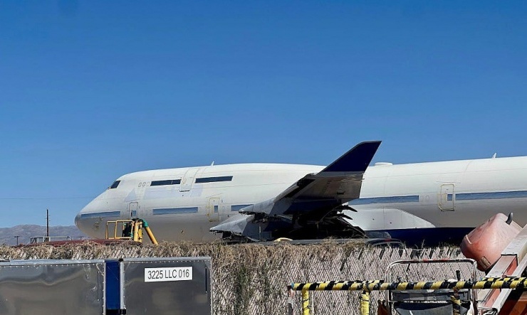 Một chiếc Boeing 747 cũ đã nằm 