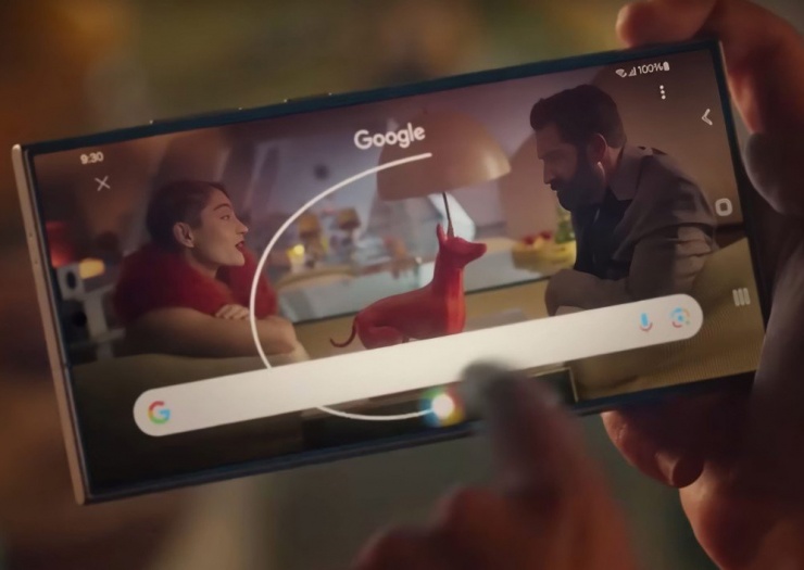 Cập nhật phần mềm Samsung One UI 6.1 để sử dụng các tính năng AI như Circle to Search. Ảnh chụp màn hình